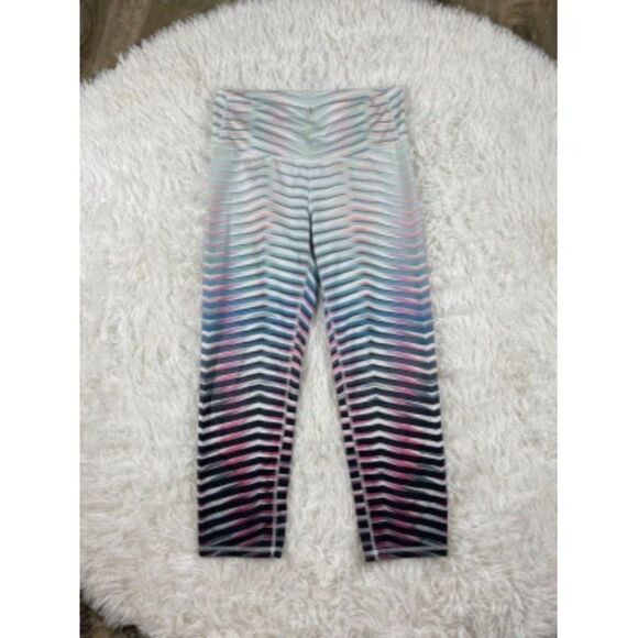 Athleta Multi Color Capri Leggings Sz S - Picture 1 of 4